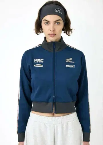 HONDA MOUSSY 집업 크롭 저지