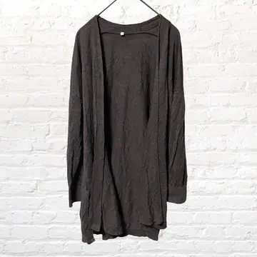 11176 무인양품 MUJI 린넨 100% 긴팔 가디건 겉옷 XS~S