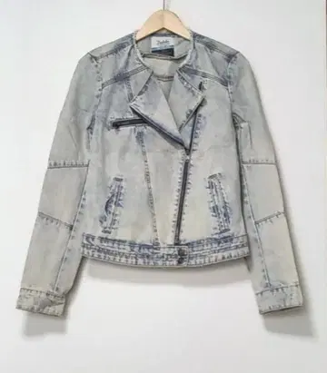 ZARA TRF 노카라 데님 라이더 자켓