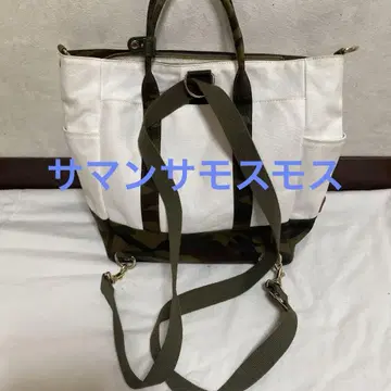 사만사 모스모스 카모 패턴 3way 백팩 백 캔버스지