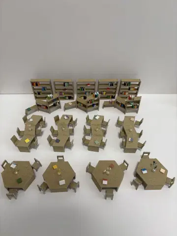 건축 모형 첨경 1/50 스터디 스페이스