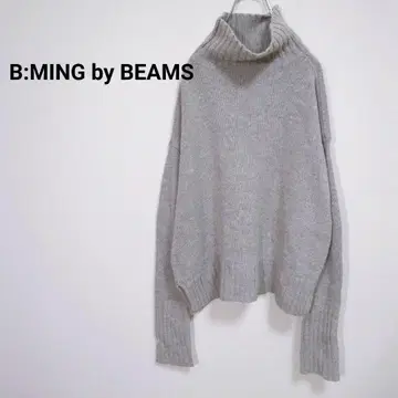 빔즈 by 빔즈 니트 스웨터 터틀넥 루즈핏 태국제