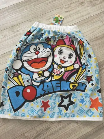 [ 미사용 새상품 ] 도라에몽 도라미짱  랩 타월 60cm