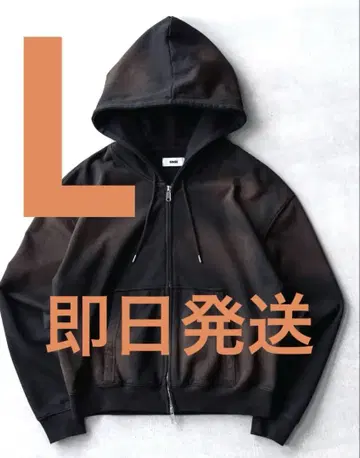 sinss 헤비 웨이트 더블 지퍼 후디 후드티 L