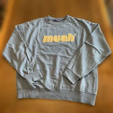 muah 그레이 맨투맨 F