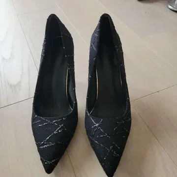 블랙 하이힐 24cm