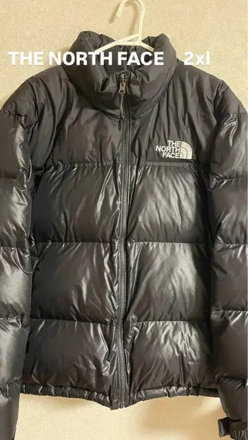 THE NORTH FACE 블랙 다운 자켓 2XL