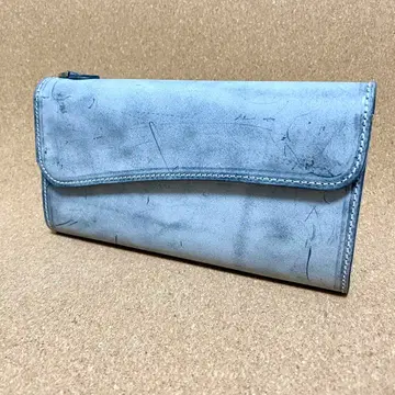 브라이들 가죽 블랙 장지갑 플랩 핸드메이드 남성용 여성용