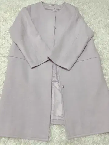 새상품급 스나이델 코트 라벤더 프리 사이즈