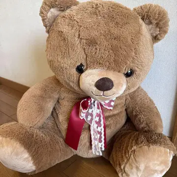 커다란 브라운 곰 봉제 인형 TAITO
