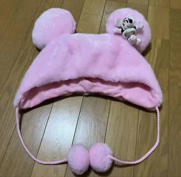 디즈니 팬캡 모코모코 모자 미니 Disney 핑크