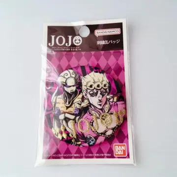 죠죠의 기묘한 모험 황금의 바람 자수 캔뱃지 JOJO 죠르노 죠바나