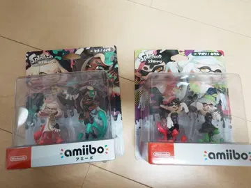 스플래툰 히메&이이다, 아오리&호타루 amiibo 미개봉 새상품