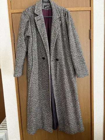 Miss New Yorker 그레이 롱 코트 vintage USA