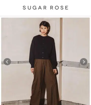 SUGAR ROSE CADDITION 와이드 팬츠