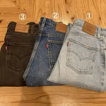 리바이스 70s HIGH SLIM 스트레이트 24인치 1 라이트 블루