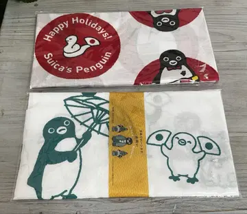 Suica 펭귄 수건 2개 세트