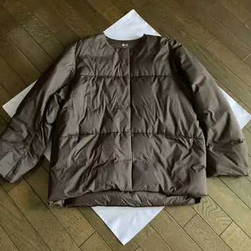 UNIQLO 라이트 다운 자켓 브라운 XL