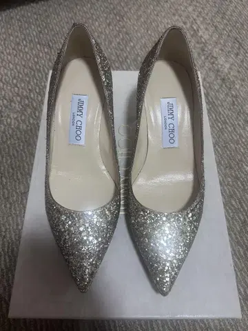 JIMMY CHOO 글리터 하이힐
