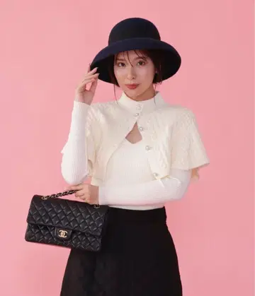 [ 메종 마블 ] 케이프 니트 니트 가디건