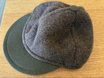 D&G 빈티지 울 캡 브라운 그린