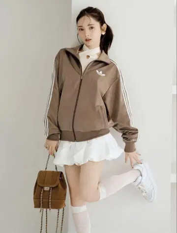 adidas snidel 브라운 트랙 자켓 M
