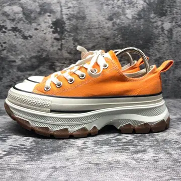 인기 CONVERSE [ 24 ] 로우컷 트렉웨이브 통굽 오렌지