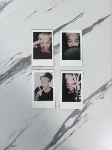 K-POP G-DRAGON 사진 4장 세트
