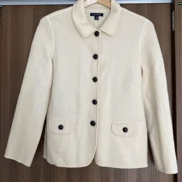 Lands' End 크림색 피코트 9AR M 사이즈