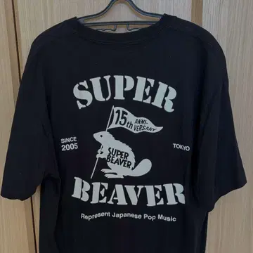 SUPER BEAVER 티셔츠 XL 사이즈 슈퍼 비버