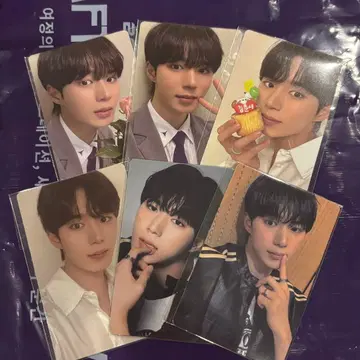 보이플래닛 2 아카이브전 한국 트레이딩 카드 6장 세트 2주차 준