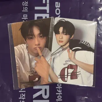 보이플래닛 2 아카이브전 한국 트레이딩 카드 2장 세트 2주차 성한빈 1