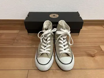 CONVERSE ALL STAR 베이지 하이컷 스니커즈
