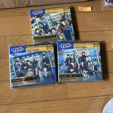 SixTONES GOLD 3 형태 CD DVD
