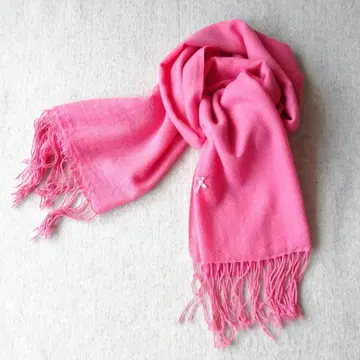 폴 스미스 블랙 스톨 얇은 소재 핑크 숄