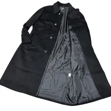 새상품급 아리코 캐시미어 100% 섬유의 보석 스텐카라 코트 롱 블랙