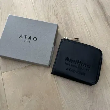 ATAO #milimo 밀리모 풀마 로얄 블랙 미니 지갑