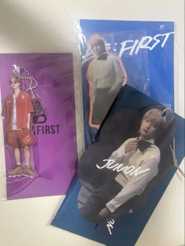 BE:FIRST 준논 아크릴 스탠드 아크릴 키링 포토 카드 택