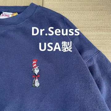 90s USA제 닥터 수스 Dr.Seuss 자수 맨투맨 XL