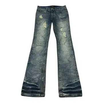 unknown damage flare denim y2k pank gal