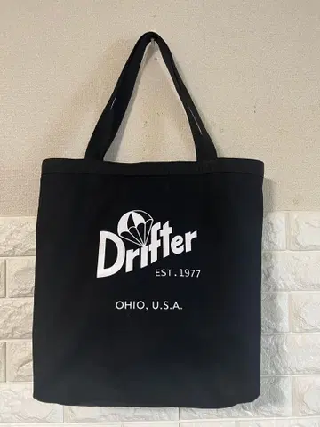 Drifter 캔버스 핸들 토트 블랙 미사용품