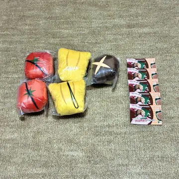 고기 충전 마스코트 세트