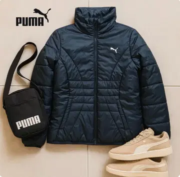 J1066@ PUMA 초경량 다운 자켓 M 블랙