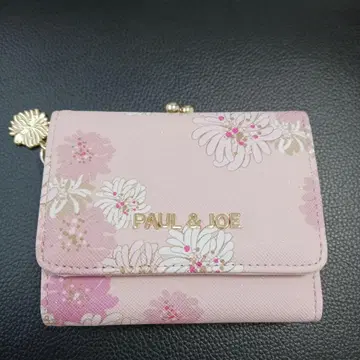 PAUL & JOE 꽃무늬 3단 폴더형 지갑