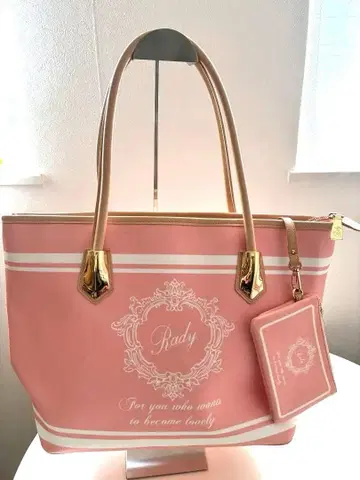 완판템 Rady 핸드백 빅 사이즈 파우치 포함 레이디 토트백