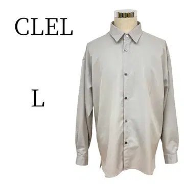 새상품급 CLEL 클레일 라이트 그레이 와이셔츠 L