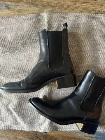 ZARA 사이드 고어 숏부츠 블랙