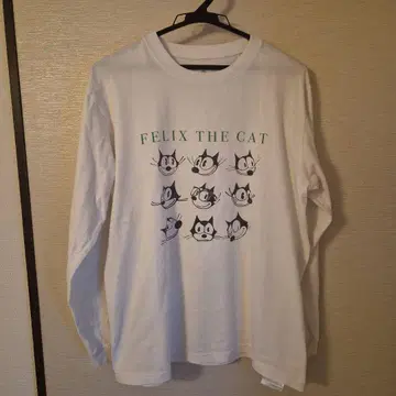 Felix the Cat 긴팔 T셔츠 화이트