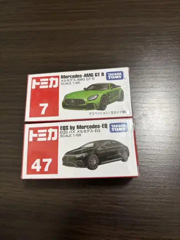 2점 토미카 미니카 세트 벤츠 AMG GT R & EQS