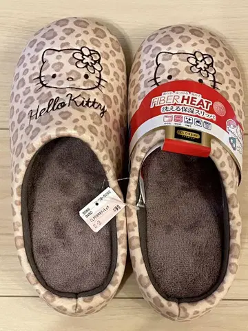 산리오 헬로키티 세탁 가능한 보습 슬리퍼 FIBER HEAT MOIS
